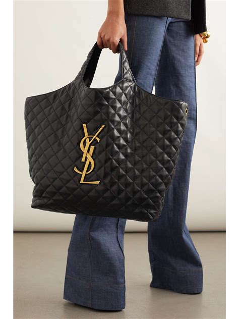 ysl large leather tote|yves st laurent large tote.